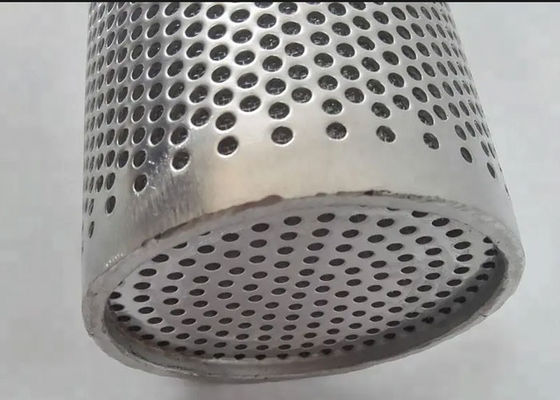 Stainless Steel Perforated Wire Mesh Filter Basket 10 20 30 Micron