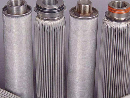 5-40 Inch 226 High Precision Folding 1.7mm Stainless Steel Filter Element 316L